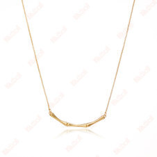 gold necklace simple snake bone chain